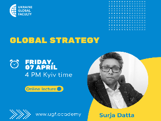 Онлайн-лекція «Global Strategy» викладача стратегії та інновацій бізнес-школи Oxford Brookes Surja Datta для  студентів та викладачів ТНПУ 