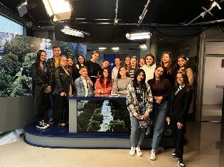  Студенти ТНПУ відвідали телевізійну студію «Файне місто» (ФОТО)