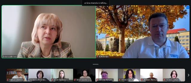  Виступ-вітання декана Зоряни Адамської