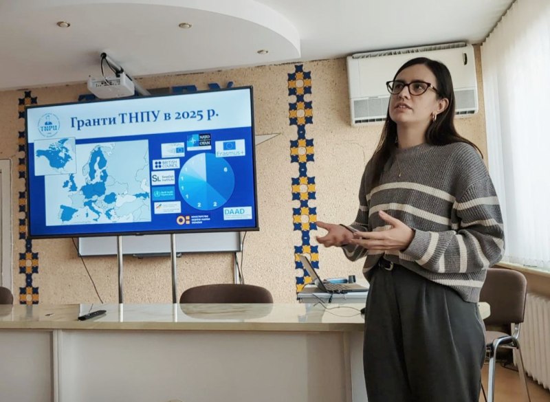 Голова РМВ ТНПУ Оксана ГОРИН розповідає про формування профілю сучасного науковця