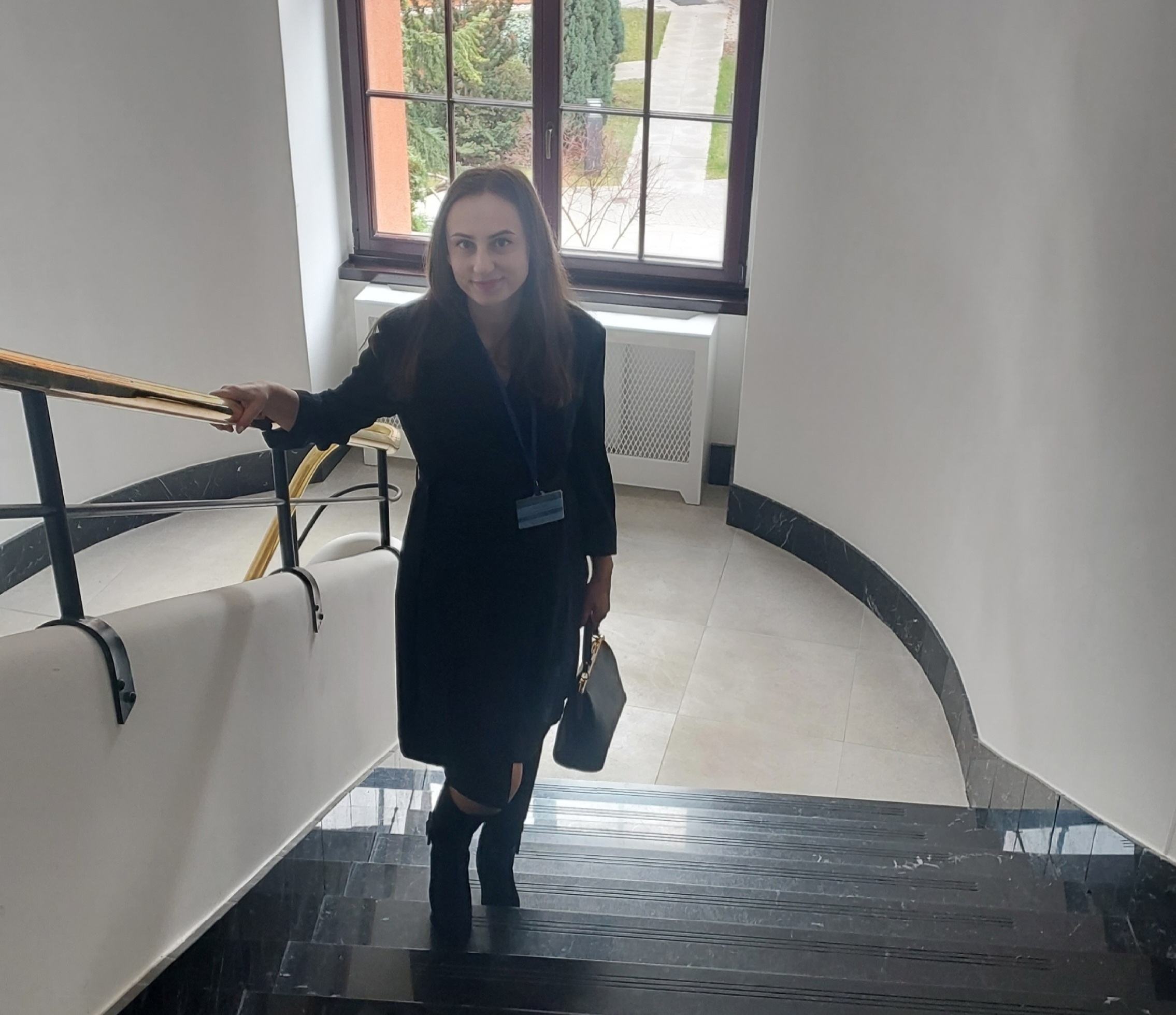Під час участі Оксани Гиси у конференції 