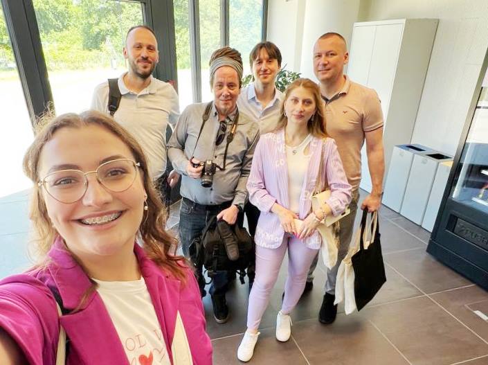   Зустріч у холі перед початком навчального візиту до Pädagogische Hochschule Kärnten (Австрія).jpg