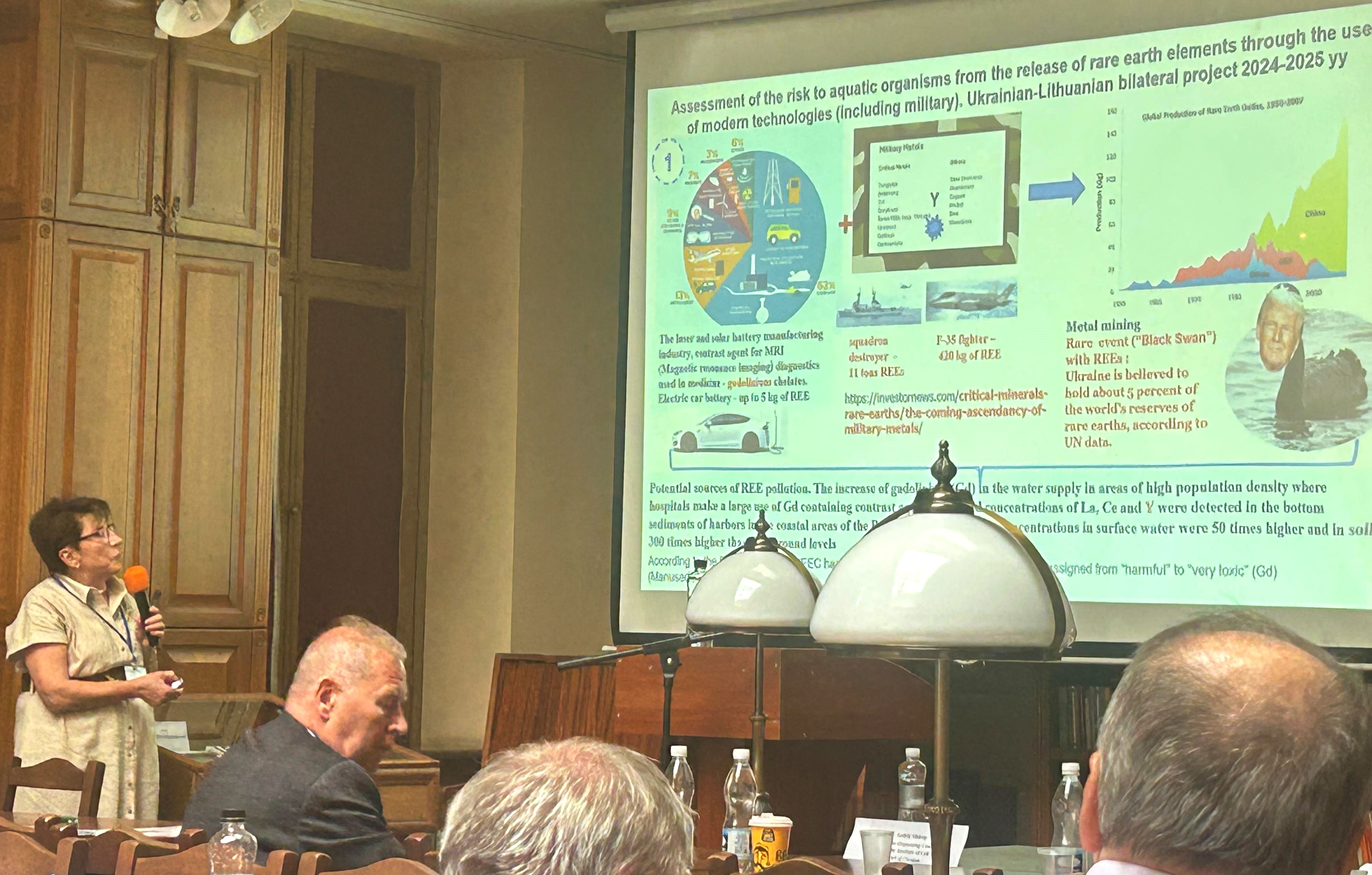 Доповідь (Lecture 8. Oksana Stoliar (Ternopil). Zinc-related effects of rare earth elements in bivalve mollusk under single and complex exposures.)