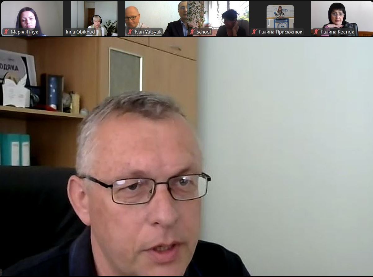 Виступ Андрія Газилишина щодо важливості підготовки конкурентоспроможного фахівця в галузі освіти