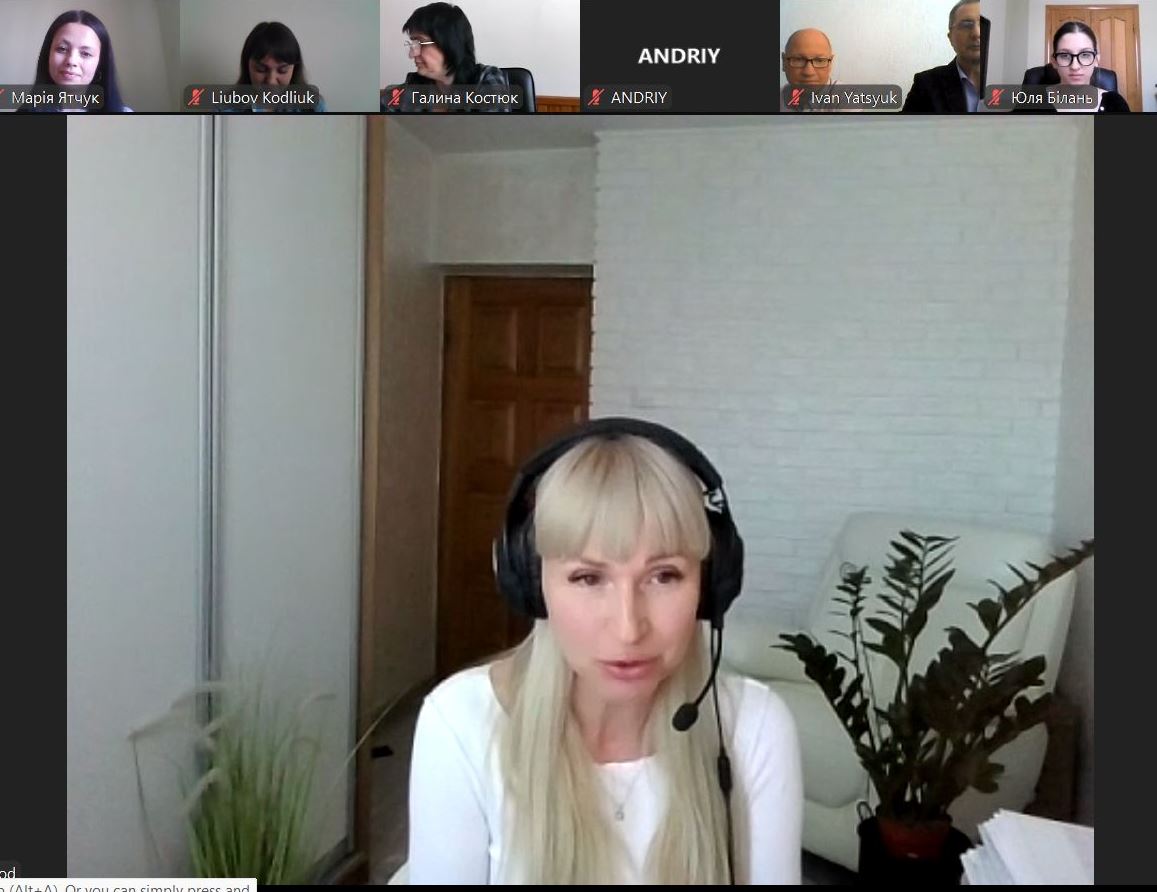 Виступ гаранта ОПП Інни Обіход