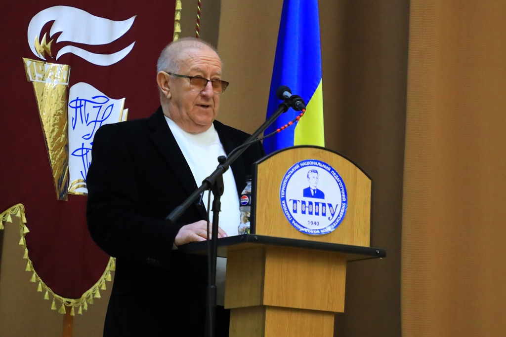 Слово в.о.ректора Володимира Кравця