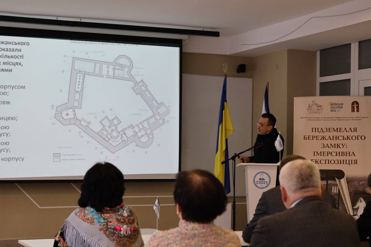 Yurii Verbovetskyi, zasluzhenyi arkhitektor Ukrainy, vitse-prezydent Spilky arkhitektoriv Ukrainy ta vykonavets eskiznoho proektu-kontseptsii z revitalizatsii Berezhanskoho zamku