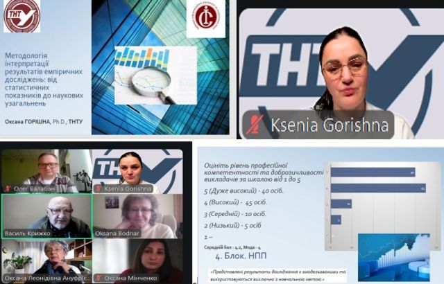  Виступ Оксани Горішної