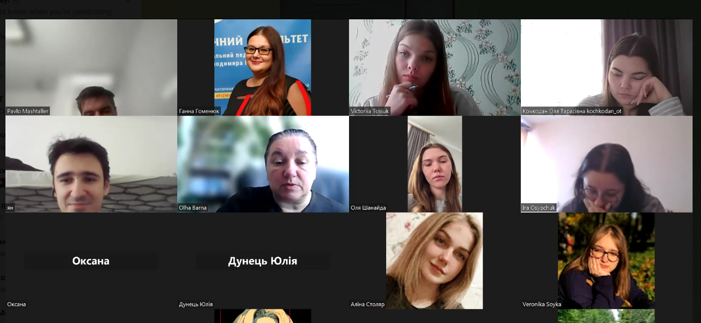  Вітальне слово методиста з інформатики Ольги Барни