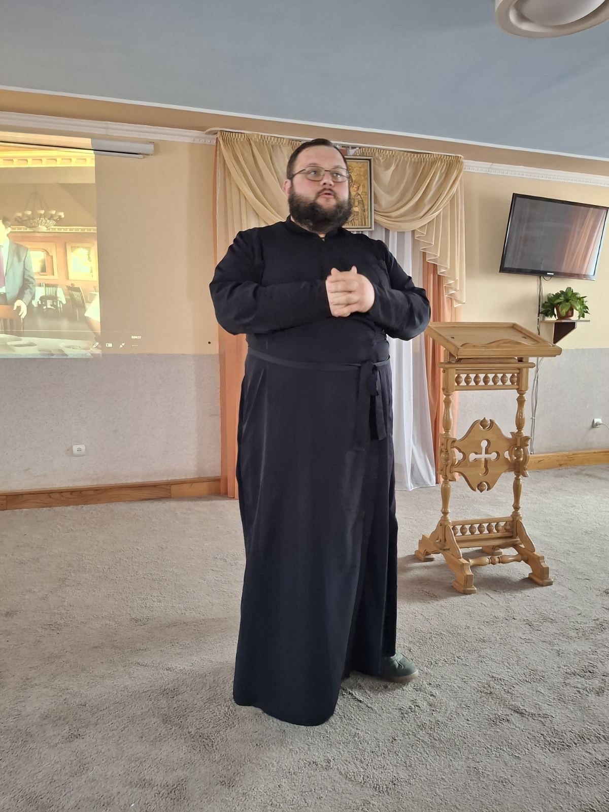 Виступ Отця Януарія, випускника ОП "Релігієзнавство"