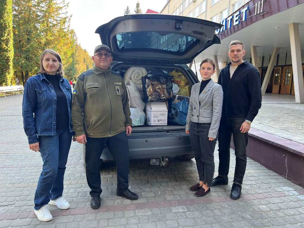 ТНПУ передав допомогу захисникам 105-ї бригади