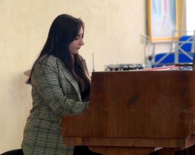 Катерина Смик під час виступу
