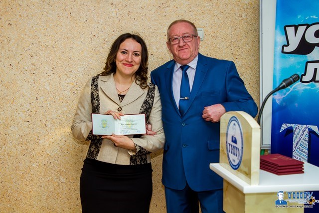 Голова вченої ради університету Кравець Володимир Петрович привітав із присвоєнням вчених звань науково-педагогічних працівників університету