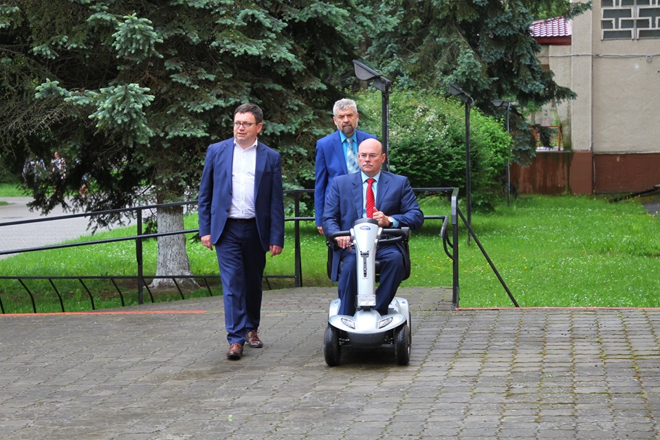 Андрій Шевцов і ректор Богдан Буяк