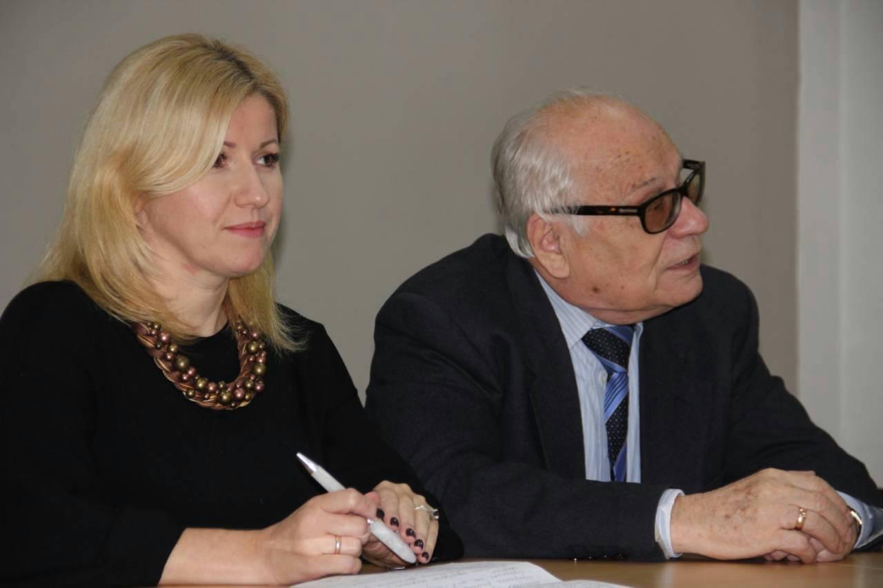 Професор Алексієвець М. М. і доцент Валіон О. П.