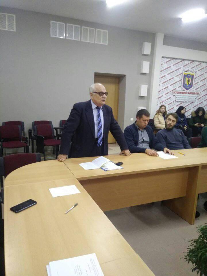 Доповідь професора Алексієвця М. М.