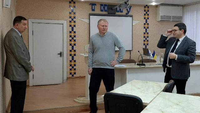 Під час зустрічі з ректором ТНПУ проф. Буяком Б.Б.