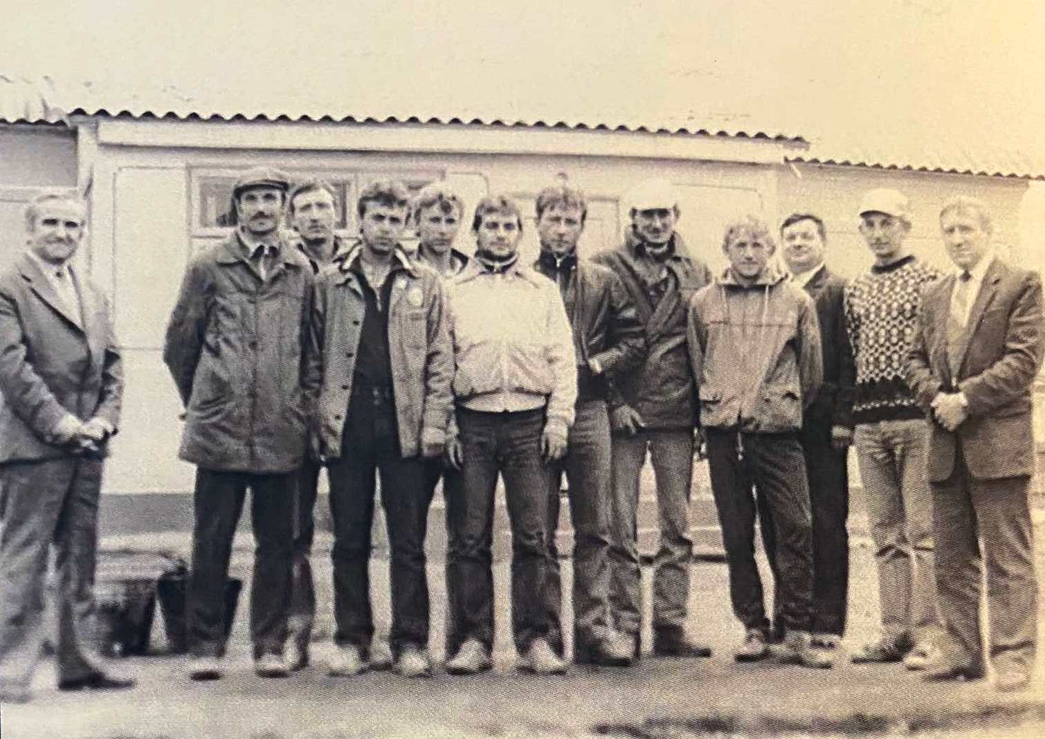 Будівельний загін з ТДПІ в Чорнобильській зоні