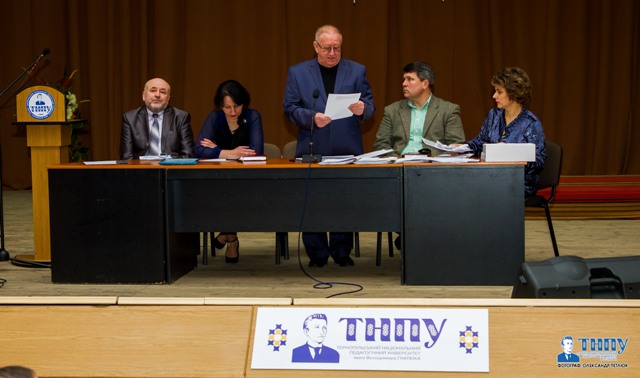 Виступ голови вченої ради