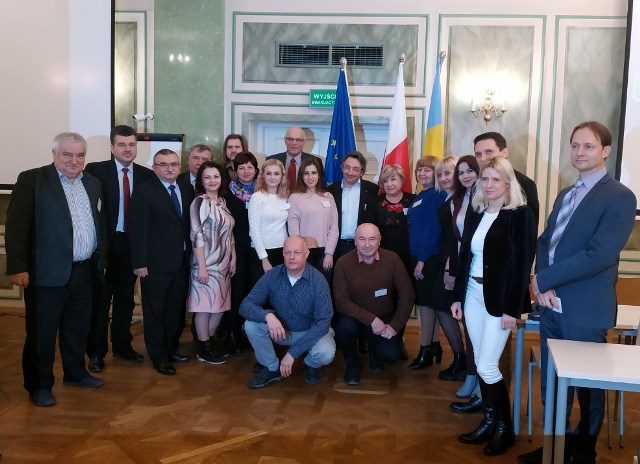Учасники V Наукової конференції «Логістика й управління в медіа» у Варшаві (6 грудня 2018 р.).