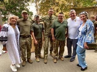 Керівництво ТНПУ відвідало захід, приурочений Дню Незалежності України