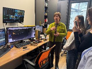 Здобувачі освіти спеціальності Журналістика ТНПУ взяли участь у прямому етері на телеканалі «TV-4» (ФОТО)