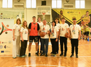 У співпраці з ТНПУ - майстер-клас з баскетболу в рамках проєкту Європейського Союзу Erasmus+ Sport Basketball-KTN