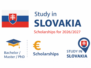Стипендії Уряду Словацької Республіки на 2026/2027 навчальний рік