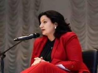 Ректор проф.Б.Б.Буяк та студенти ТНПУ ім.В.Гнатюка мали зустріч з віце-прем'єр-міністром з питань європейської та євроатлантичної інтеграції України І.О.Климпуш-Цинцадзе