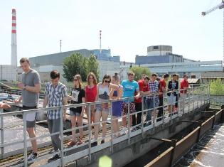 Студенти-екологи ТНПУ ім.В.Гнатюка  відвідали Хмельницьку атомну станцію (ФОТО)