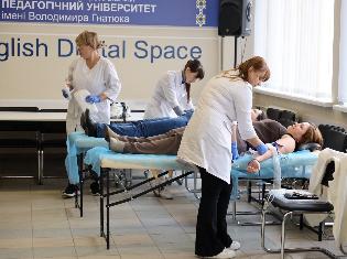 У Тернопільському педуніверситеті організували збір крові  (ВІДЕО)