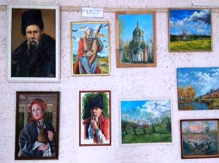 Виставка робіт викладачів і студентів, присвячена 204-річниці від дня народження Т.Г.Шевченка (ФОТО)