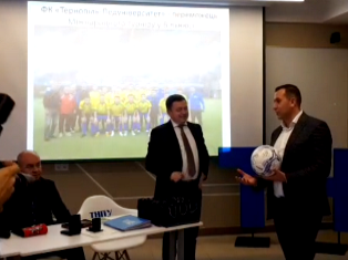 У ТНПУ відбулося нагородження команди ФК "Тернопіль-Педуніверситет" -  срібних призерів чемпіонату Європи (ФОТО) (ВІДЕО)