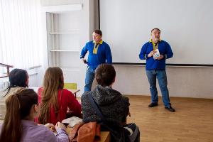 Брати Капранови в гостях на факультеті філології і журналістики (ФОТО)
