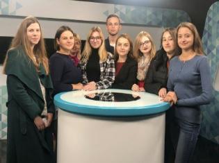 Студенти-журналісти ТНПУ ім.В.Гнатюка на Тернопільському телебаченні