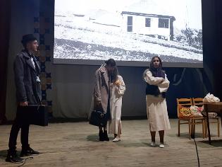 Прем'єра тримовної вистави "Щоб світ знав" до Дня пам'яті жертв голодоморів у ТНПУ (ФОТО)